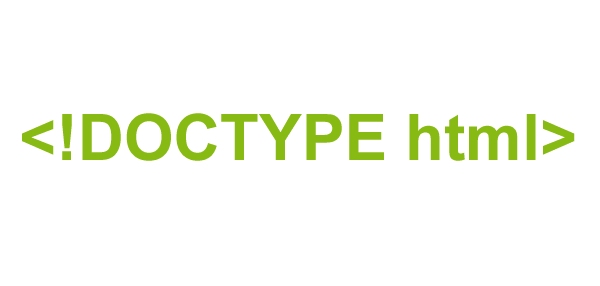 HTML5 Doctype Deklaration